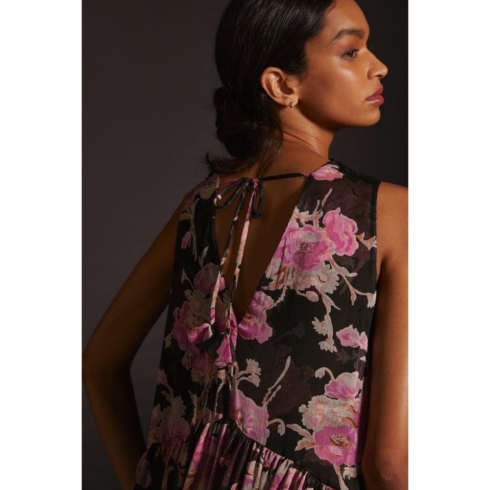 MISA Tie-Back Maxi Dress - Picture 2 of 10
